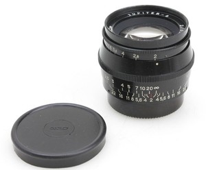 KMZ Jupiter 8 50mm f/2 Lens - LTM 39mm (39mm) Screw Mount (Zeiss Sonnar Copy)