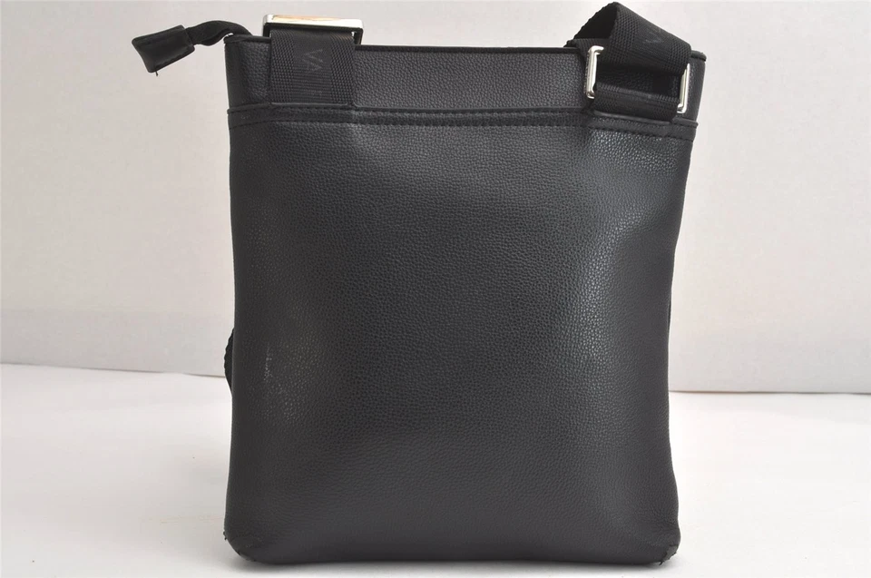 Auténtico Bolso Bandolera de Hombro MARIO VALENTINO Cartera Cuero Negro 4196N Foto 3 de 4