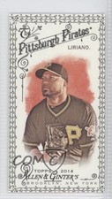 2014 Topps Allen & Ginter's Mini Black Bordered Francisco Liriano #84 3t4