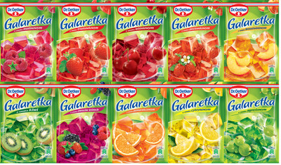 Dr. Oetker instant Jello VARIETY -RANDOMLY SELECTED -40 servings- FREE SHIPPING