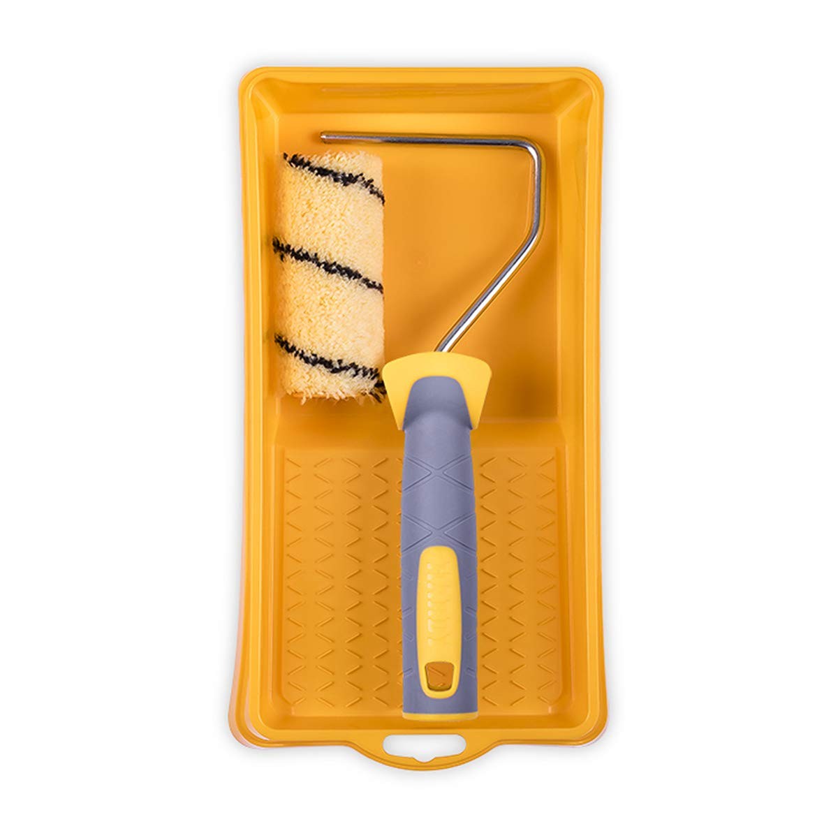 HARDY WORKING TOOLS Maler Set, Farbrolle, Farbwanne und Farbwalzen aus Poly jcoY