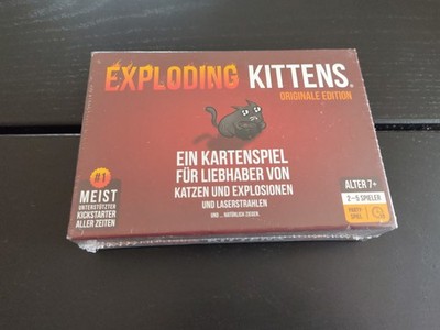Exploding Kittens | Originalverpackt | Familienspiel| Spiel | Deutsch | 2022
