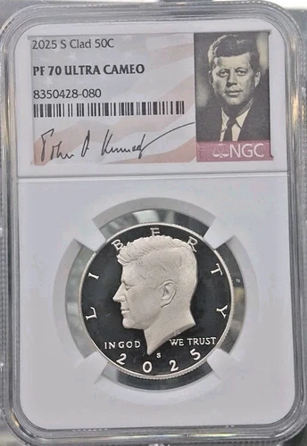 2025-S Kennedy Half Dollar Proof — photo from the most recent tracked eBay sale