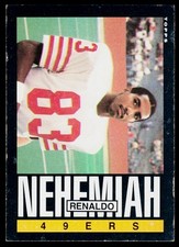 1985 Topps Renaldo Nehemiah #158 San Francisco 49ers FOOTBALL