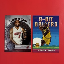 LeBron James MVP Vault 2025-26 Topps #MVP-8 Miami Heat Basketball Card + 8-bit