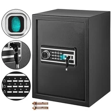 Uimoso Safe Box Lock Security 2.1 Cubic Feet Digital Safe Key Lock Home Office