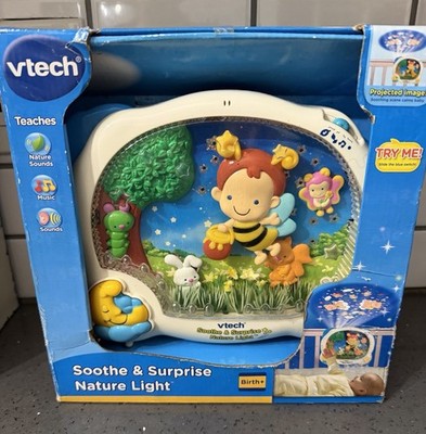 NEW Vtg Vtech Soothe & Surprise Nature Light Crib Toy Musical Projector