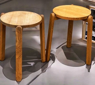 Pair Of Oak Skagerak Nomad Designer Stacking Stools | eBay UK
