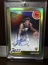 Topps 2025-26 Utah Jazz Ace Bailey 1980-81 Rookie Autograph Gold Rainbow /50