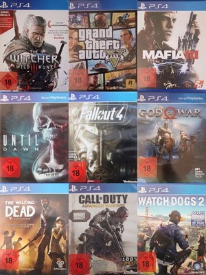 PS4 FSK 18 Shooter, Horror Call of Duty, Tom Clancy, Watch Dogs, Fallout, Doom