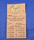 Hay's Dairy LACHUTE Quebec Canada 1940s Milk Bottle Cap & 20 Milk Pint Coupons