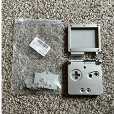 Nintendo Game Boy Advance SP Silver Replacement Housing  Buttons AGS-001