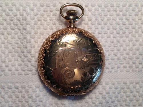 * Stunning * 1899-18s-17 Jewel- Elgin Gold Filled-Full Hunting Case Pocket Watch