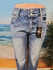 Nwt Flamingals Womens Light Blue Jeans 88810 Size 4XL 31 Inseam