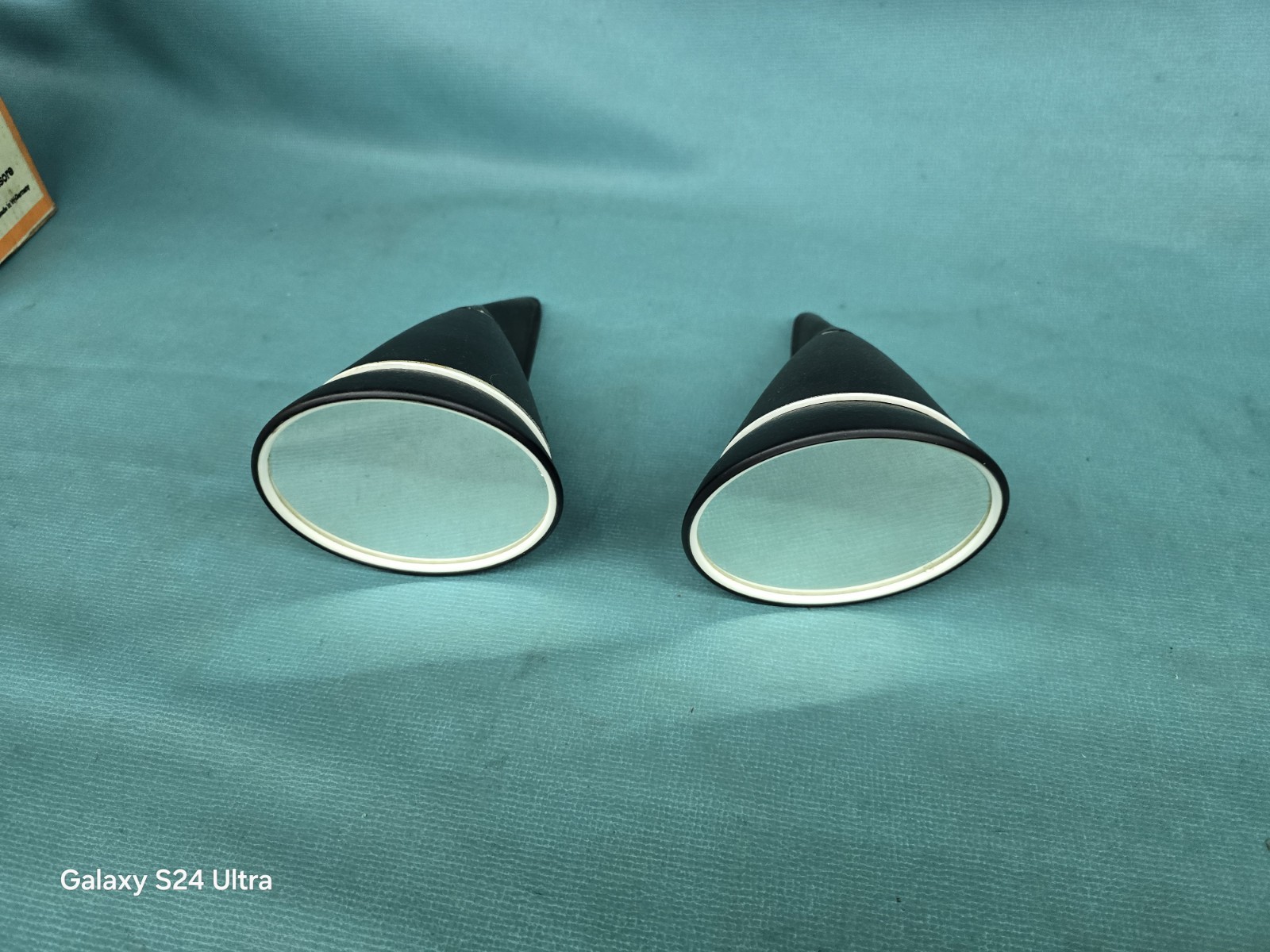 NOS PAIR SPRINT GT OUTSIDE SIDE FENDER MIRROR PORSCHE FERRARI BMW TALBOT RARE