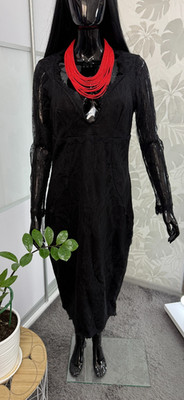 La Femme en Noir Black Lace Dress 2018 Size 18 New with Tags