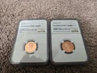 Lot Of 2 Graded Lincoln Pennies 2006 S NGC PF 66 & 2005 S NGC PF 68 Both UCAM!!!
