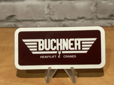 Buckner Heavy Lift Crane Equipment Operating Engineer Hardhat Sticker Hard Hat A