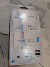 3 Pack ENERGENIE MiHome Plug Switched Adapters MIHO002 Smart Home Set Timers Etc