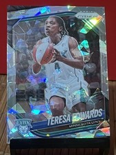 2025 Prizm WNBA Teresa Edwards CRACKED ICE #126 - Minnesota Lynx