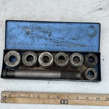 Blue Point Drive A-158 Bushing Remover And Inserter Set - Snap-on Tools 7 Sizes Blue Point Drive A-158 Bushing Remover And Inserter Set - Snap-on Tools 7 Sizes