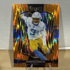 2025 Panini Select Orange Prizm Shock Premier Level Derwin James /399