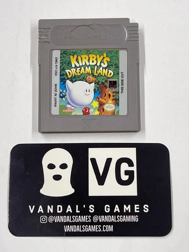 GB - Kirby's Dream Land Damaged Shell Nintendo Gameboy Cart Only #2913