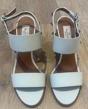 Valentino Leather Studded Accents Slingback Sandals Women's Size: 7.5 | IT 37.5