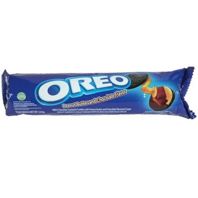 Oreo Kekse Erdnussbutter Schoko 119,6g Oreo Peanut Butter Chocolate flavor