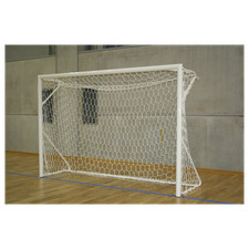 Coppia porte da calcetto mt 3x2, in acciaio, trasportabili, reti escluse, Mor...