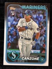 2024 Topps Dominic Canzone Seattle Mariners Rookie Card #195