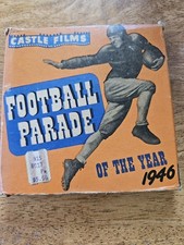 8mm 1946 Football Parade, Castle Films  Vintage films in original box