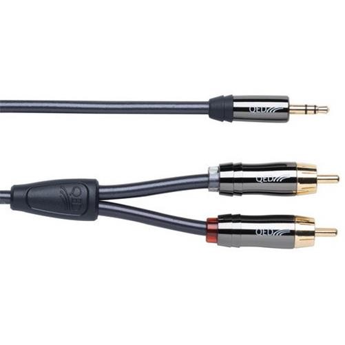 QED Performance Audio J2P Graphite Interconnects - 3.5mm to RCA 3.0m