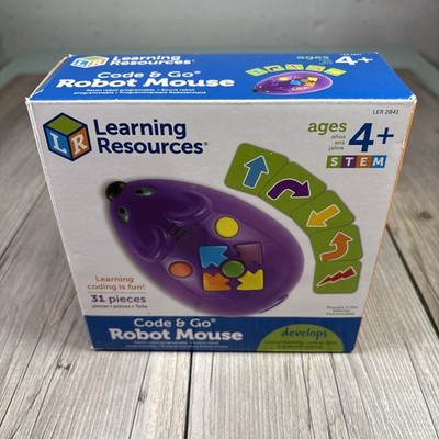 Learning Resources Code & Go Jack Robot Mouse, Coding STEM Toy - Missing Card