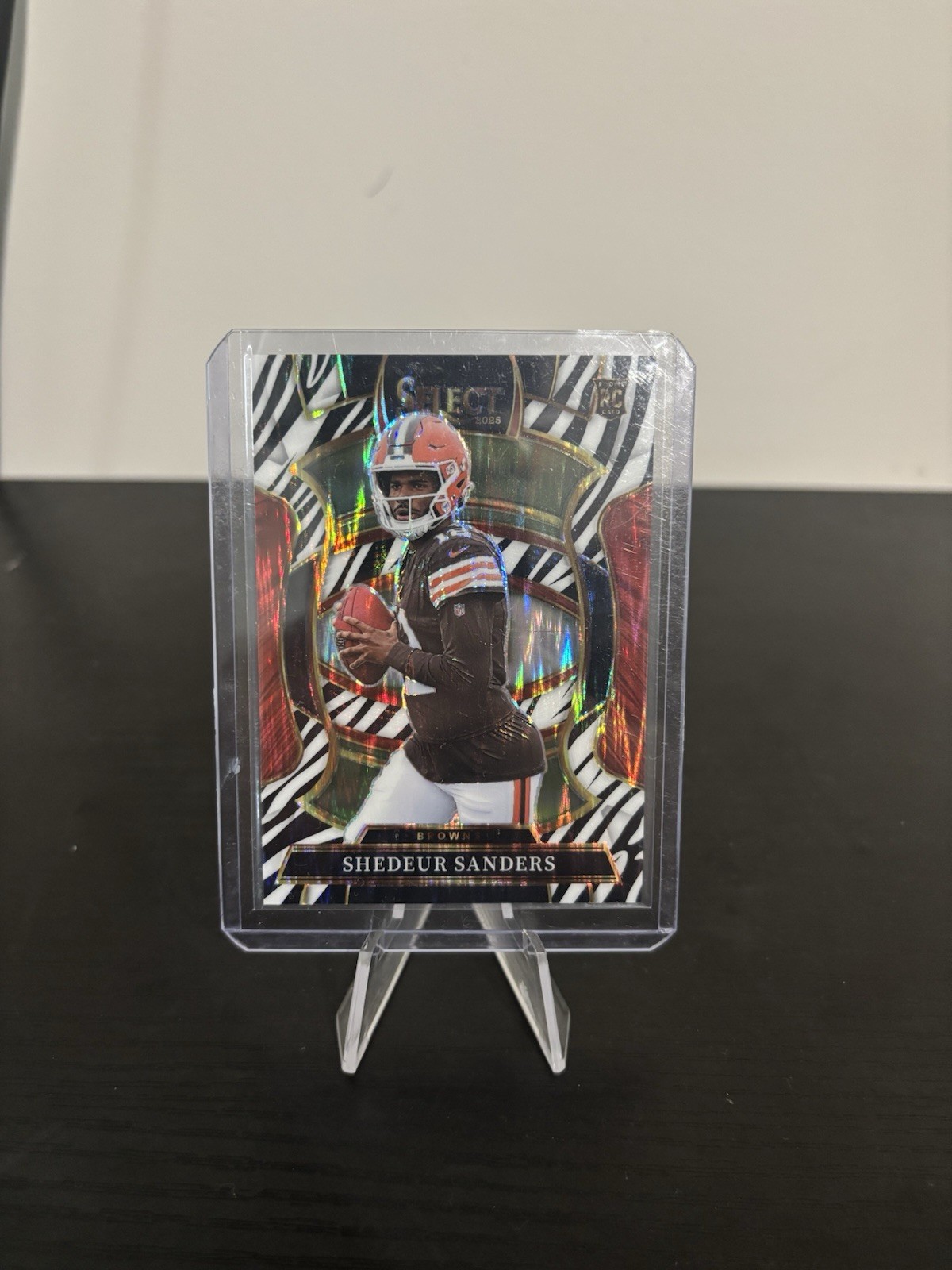 2025 Panini Select - Concourse Shedeur Sanders #54 Zebra Prizm (RC)