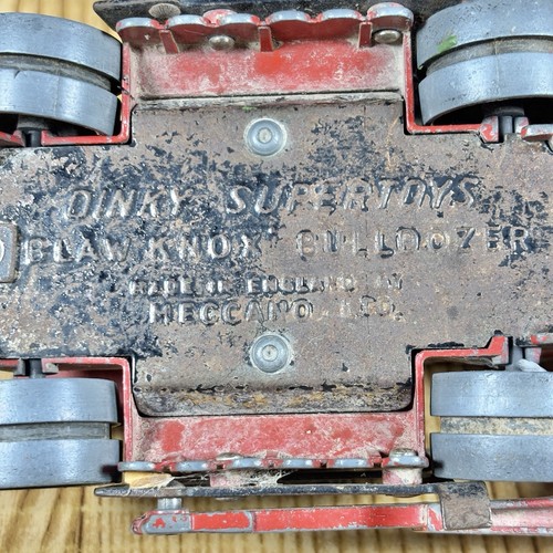 Vintage DINKY Supertoys Blaw Knox Bulldozer Meccano Ltd England Metall 50er 60er? - Bild 10 von 10