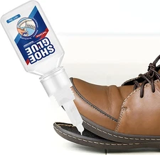 Clear Shoe Glue Sole Repair Kit, Professional Waterproof Leather Glue... 
