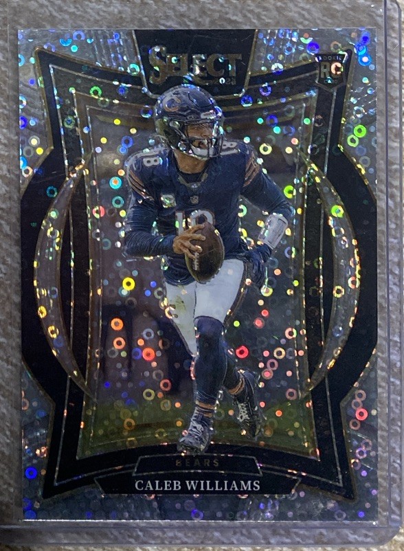 2024 Panini Select - Concourse Caleb Williams #25 Disco Prizm (RC) SP Chicago