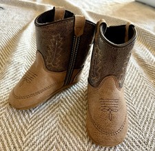 Old West Infant Baby Cowboy Cowgirl Boots Soft Booties Western Rodeo Size 4