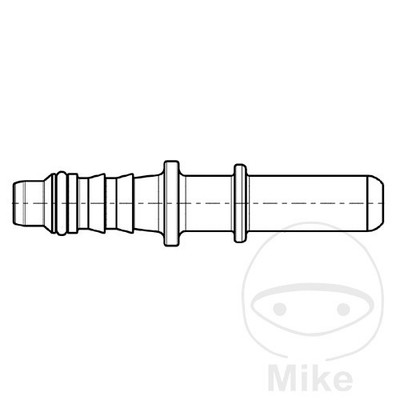 UNBRANDED Fuel Pipe Dual Connector Set 10MM S3/8