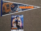 LOT OF 2 Chicago Bears Items (30" Long Pennant & Game Day Program) — photo 1