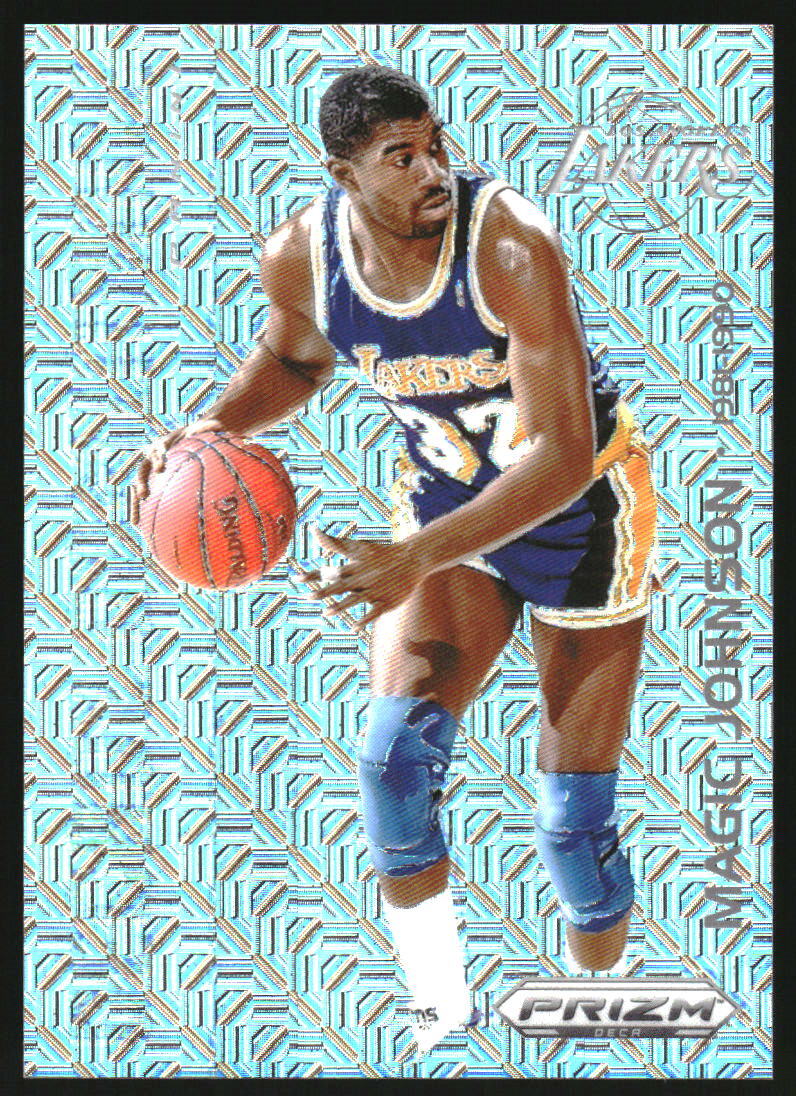 2023-24 Panini Prizm Deca Decade Dominance Prizms Mojo #17 Magic Johnson /25