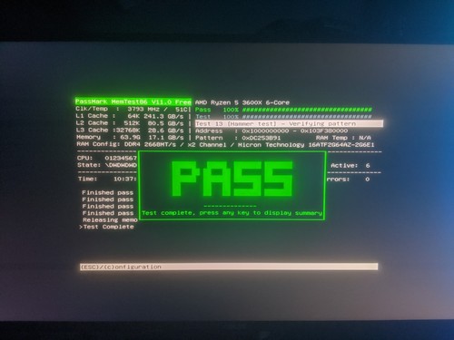 GUARANTEED COMPATIBLE! 64GB DDR4 2666V - 4 Matched Sticks, 16GBea, Tested, JDEC - Picture 3 of 10