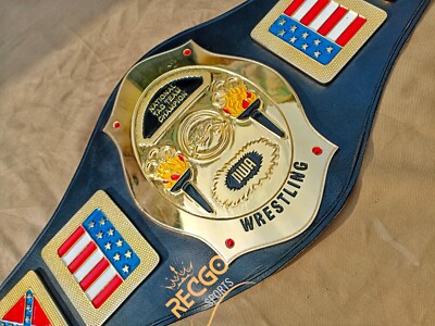NWA National Tag Team Wrestling Championship Belt Adult Size 4mm