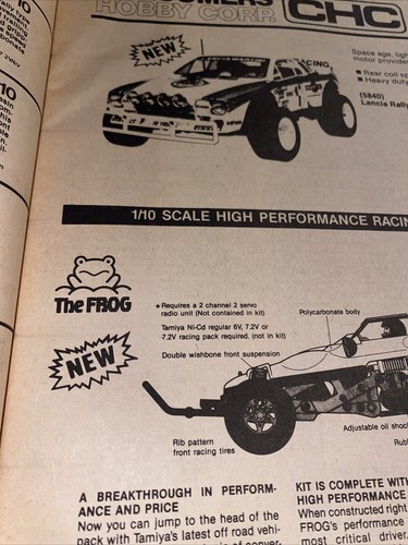 Vintage 1980s CHC RC Car Catalog Price Guide Wild Willy The Frog Tamiya BoLink - Picture 7 of 9