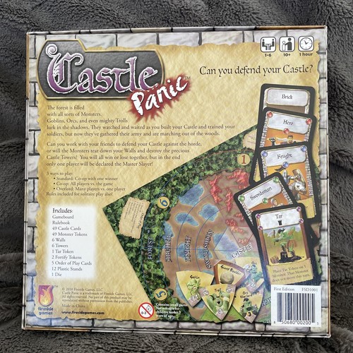 Castle Panic Tower Defense Board Game Complete Fireside Games Family MINT 1st ED - Picture 2 of 6