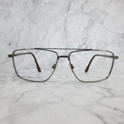 Hackett HEK1206 963 Eyeglasses Square Aviator Silver Full Rim Frames 58-14-150