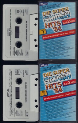 Die Super Smash Hits '84 Rarität RAR Wham Alphaville Sade Nena MC Kassette 070