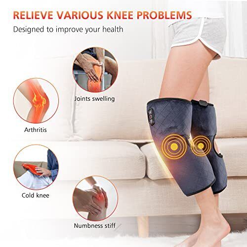 COMFIER Heated Knee Massager Heating Pad for Knee Pain Assorted Colors - Picture 4 of 27