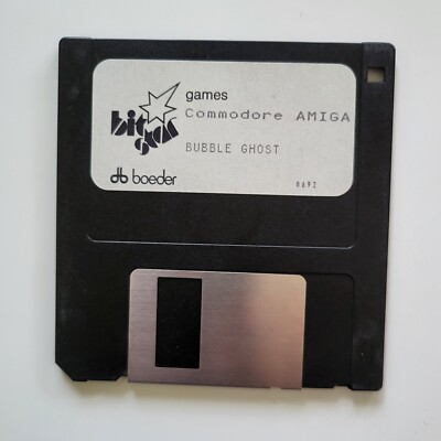   1 Diskette BUBBLE GHOST   Commodore Amiga 500 1200 2000  